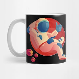 Astronaut in open space Mug